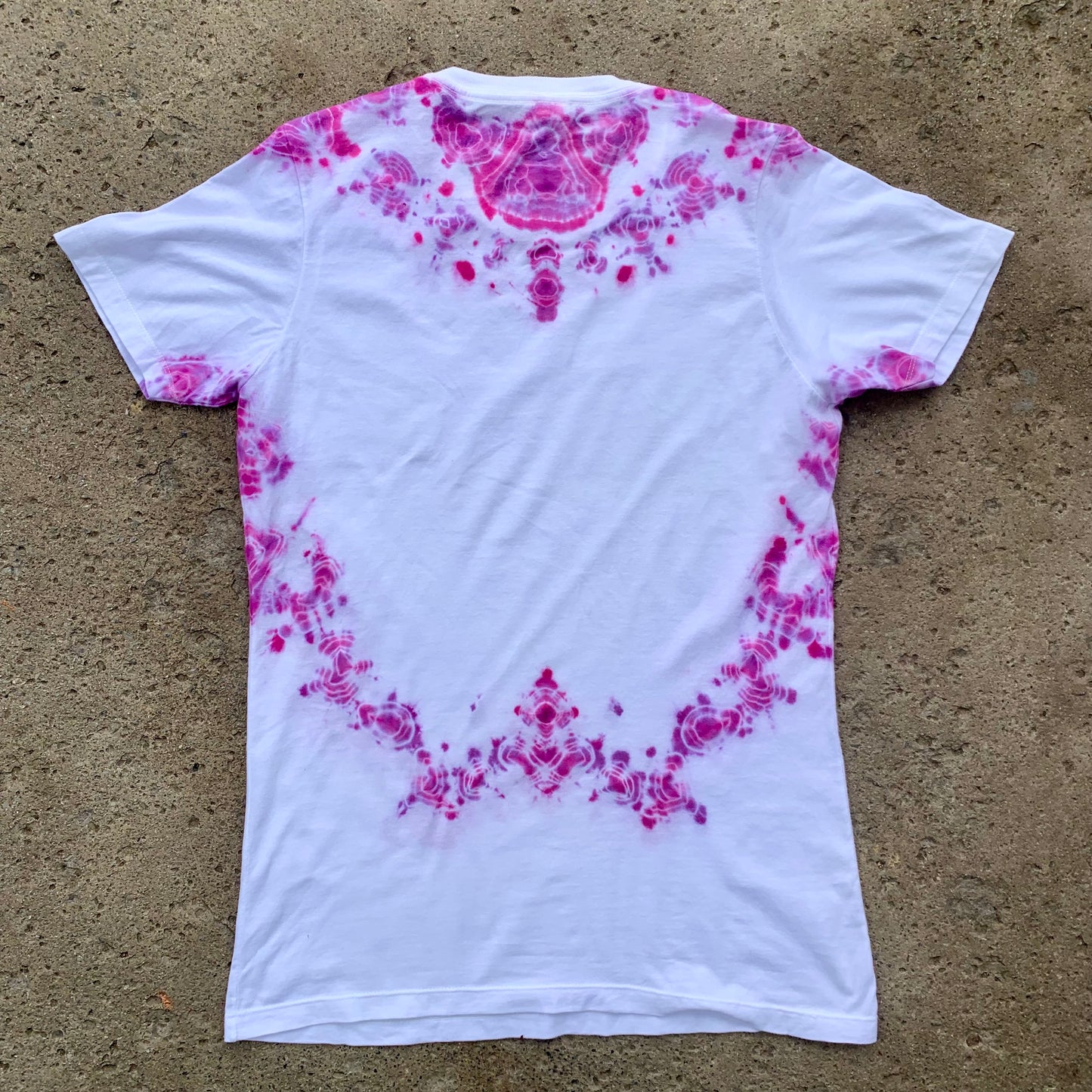 "ADORNMENTS #1" Large Women's Cut Tie Dye T-Shirt