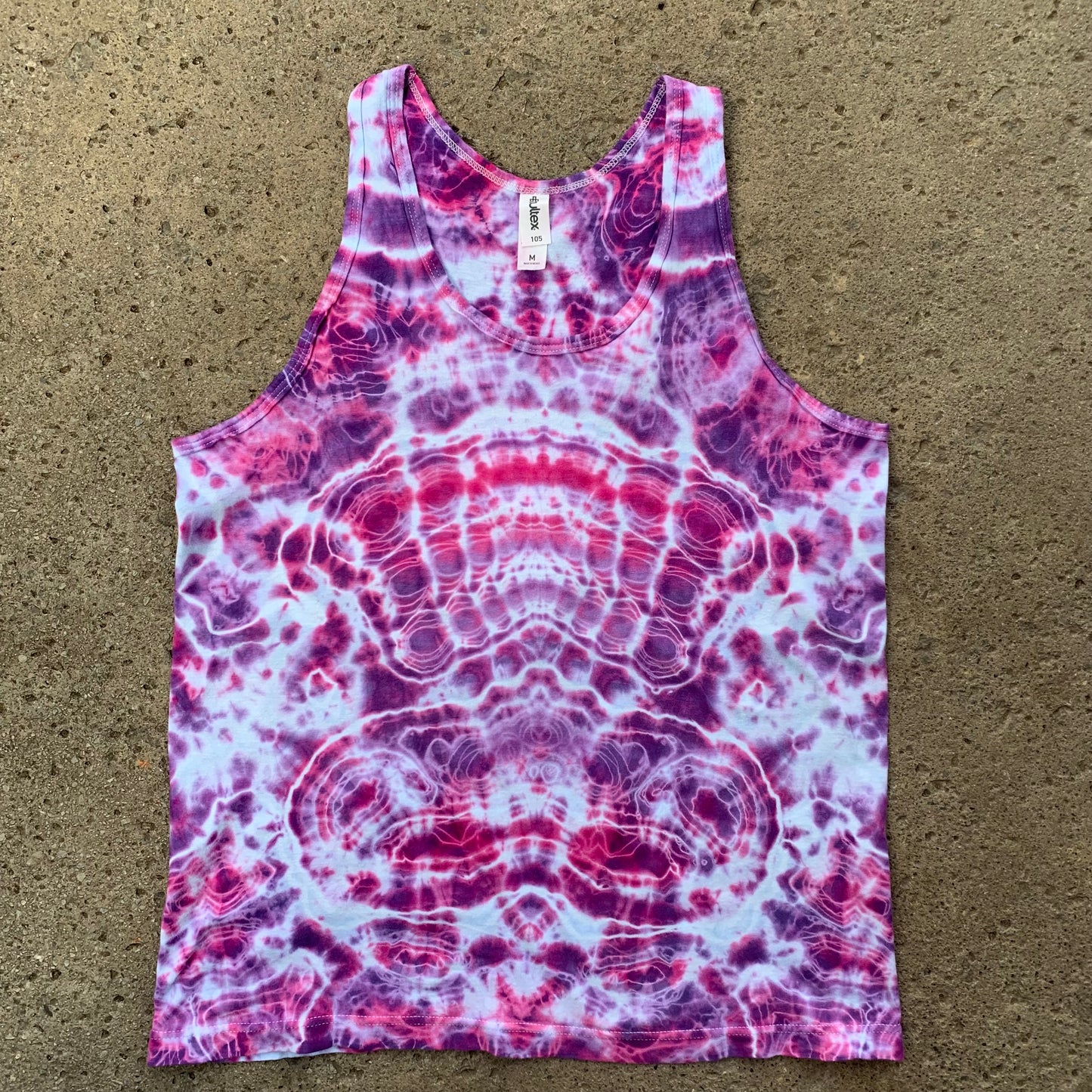 "COSMIC TRIP COMBO" Medium Tie Dye Tank Top