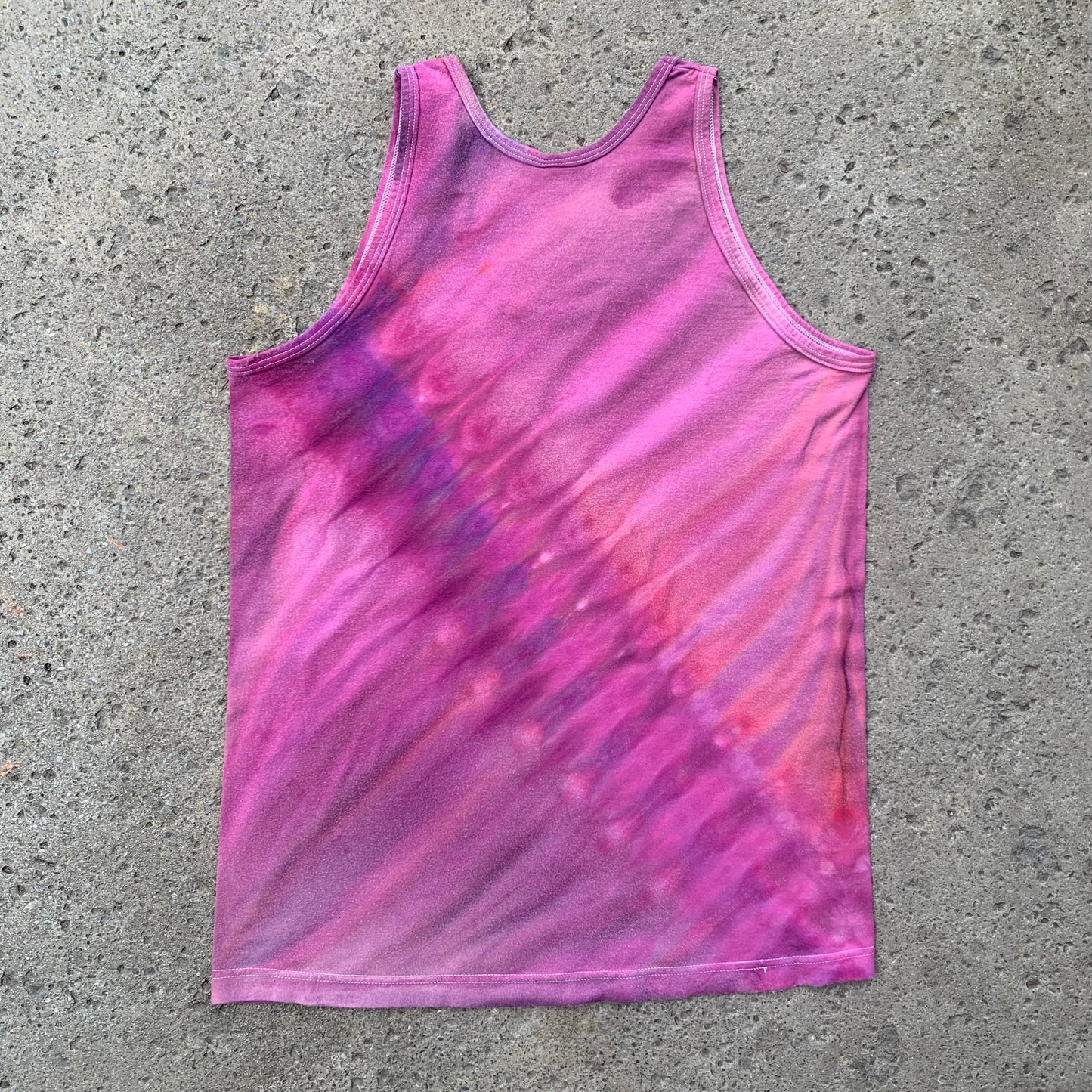 "OOPS ALL PURPLES" Medium Ice Dyed Tank Top