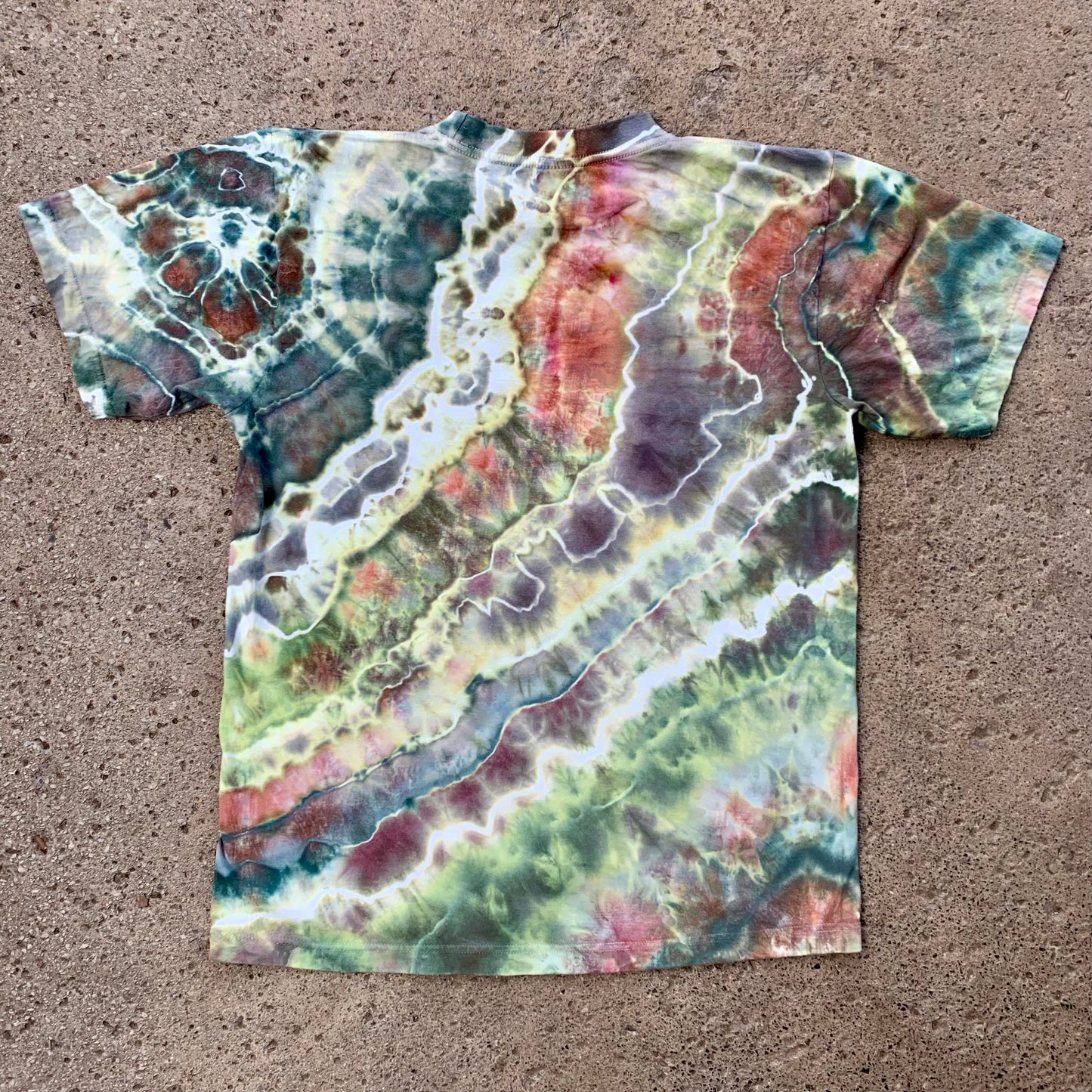 "REEL TREEZ #2" Medium Ice Dyed T-Shirt