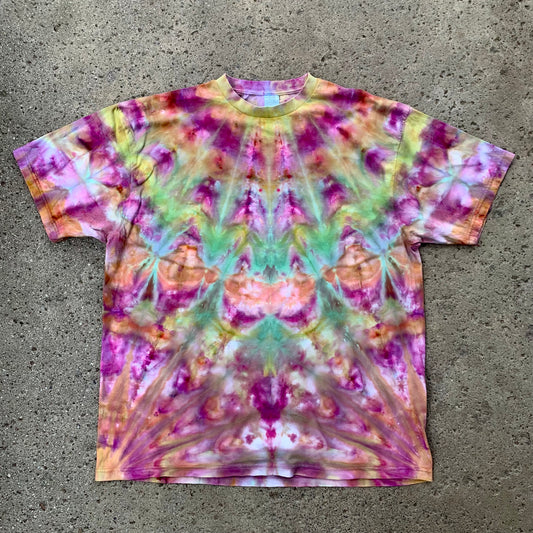 "JUNGLE FLOW" XXL Unisex Ice Dyed T-Shirt