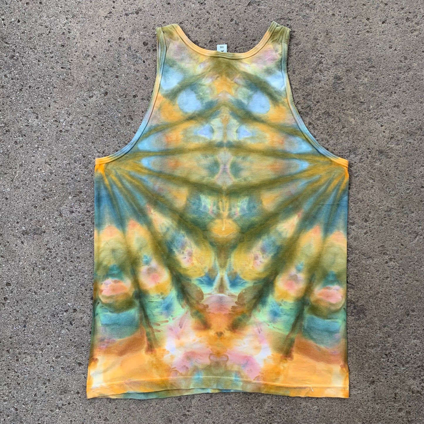 "MOSSY SANDSTONE #2" Large Unisex Tank Top