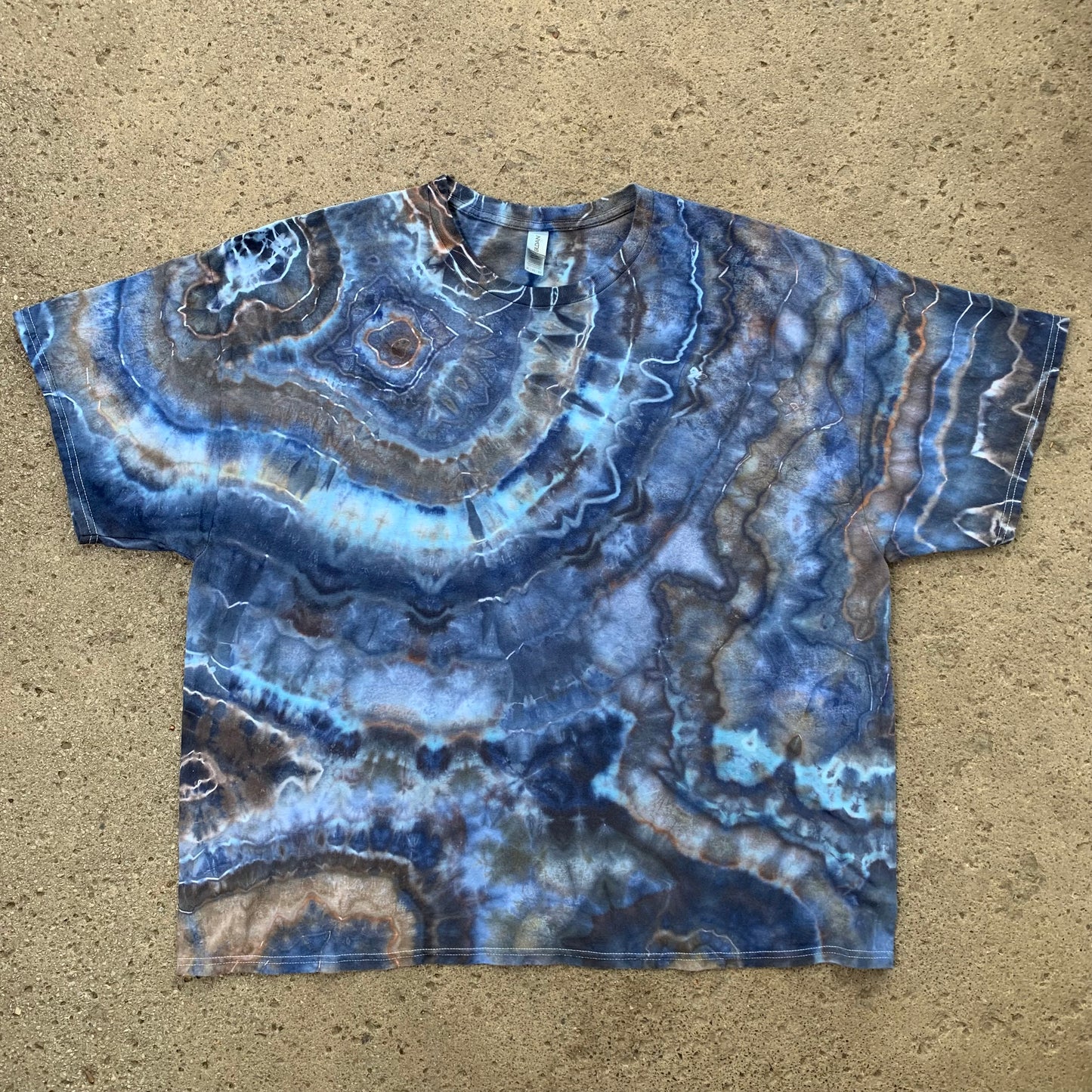 "FROST AGATE" XXXL Unisex Ice Dyed T-Shirt