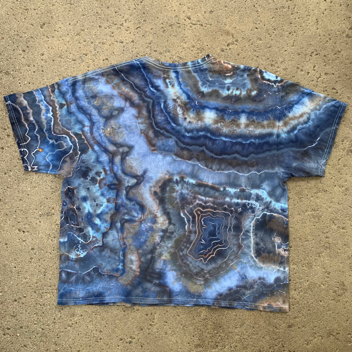 "FROST AGATE" XXXL Unisex Ice Dyed T-Shirt