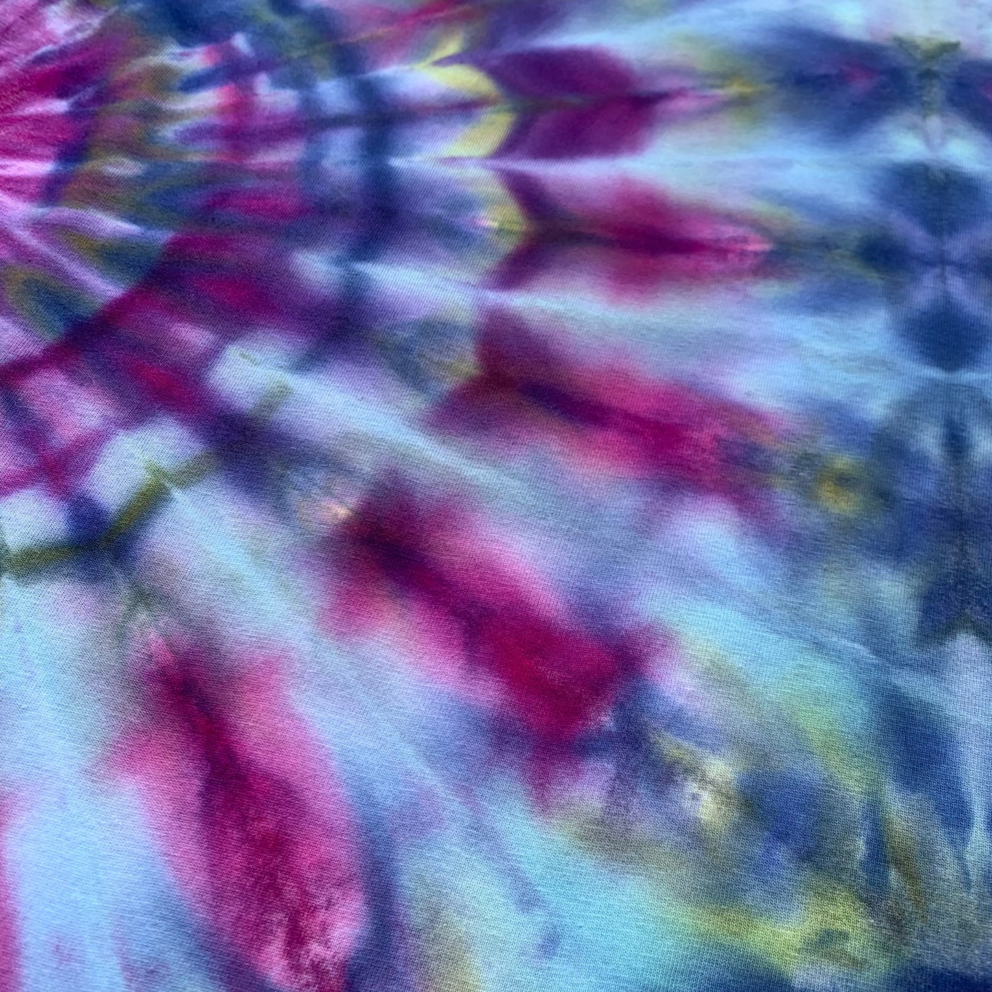 "FAN FOLD no. 3" Large* Ice Dyed T-Shirt