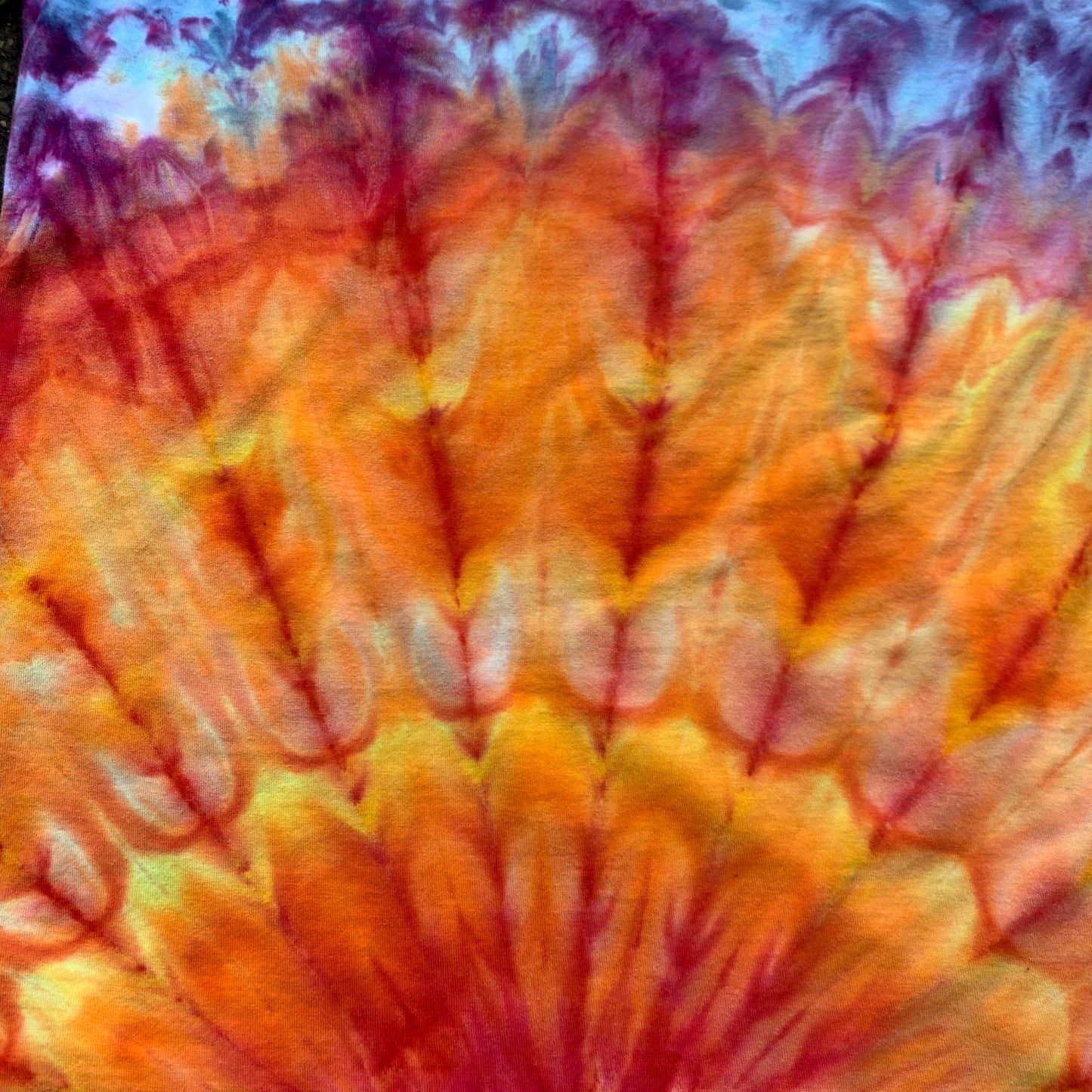 "SUNRISE" Large Women's Tie Dye T-Shirt