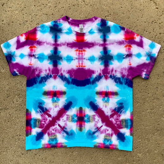 "SHIBORI EXPERIMENT no. 1" X-Large Tie Dye T-Shirt