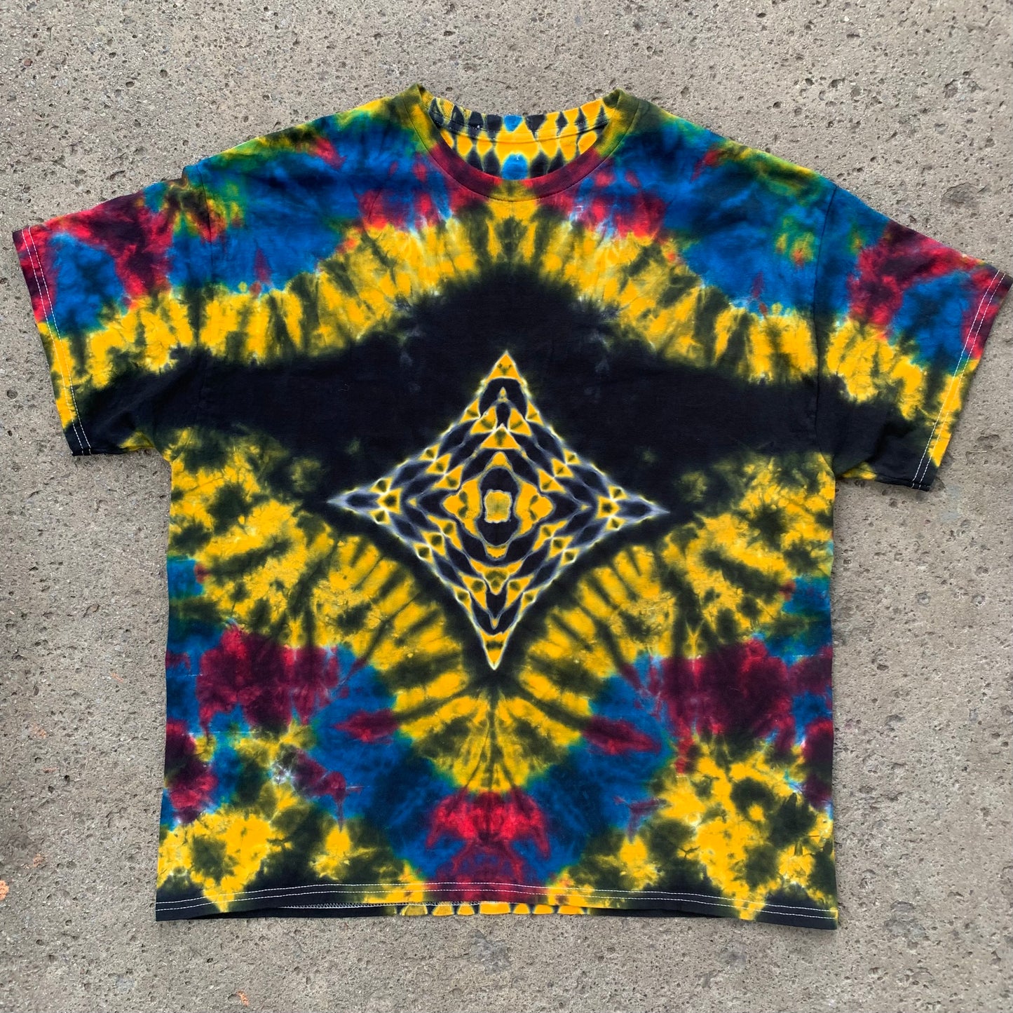 "ONE FOR THE THUMB" X-Large Tie Dye T-Shirt