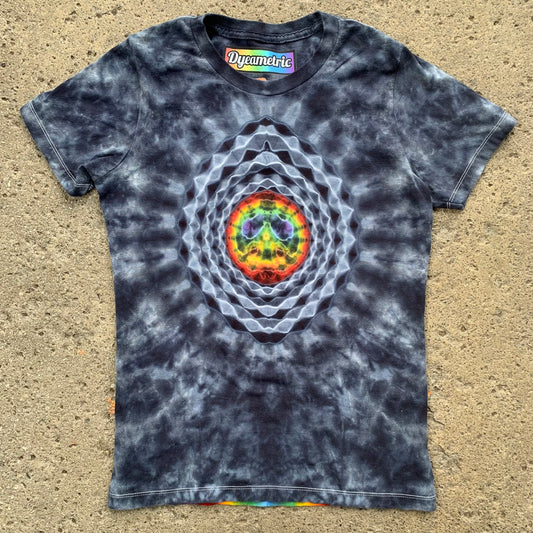 "BUSINESS IN FRONT, PARTY IN THE BACK" Medium Women's Tie Dye T-Shirt