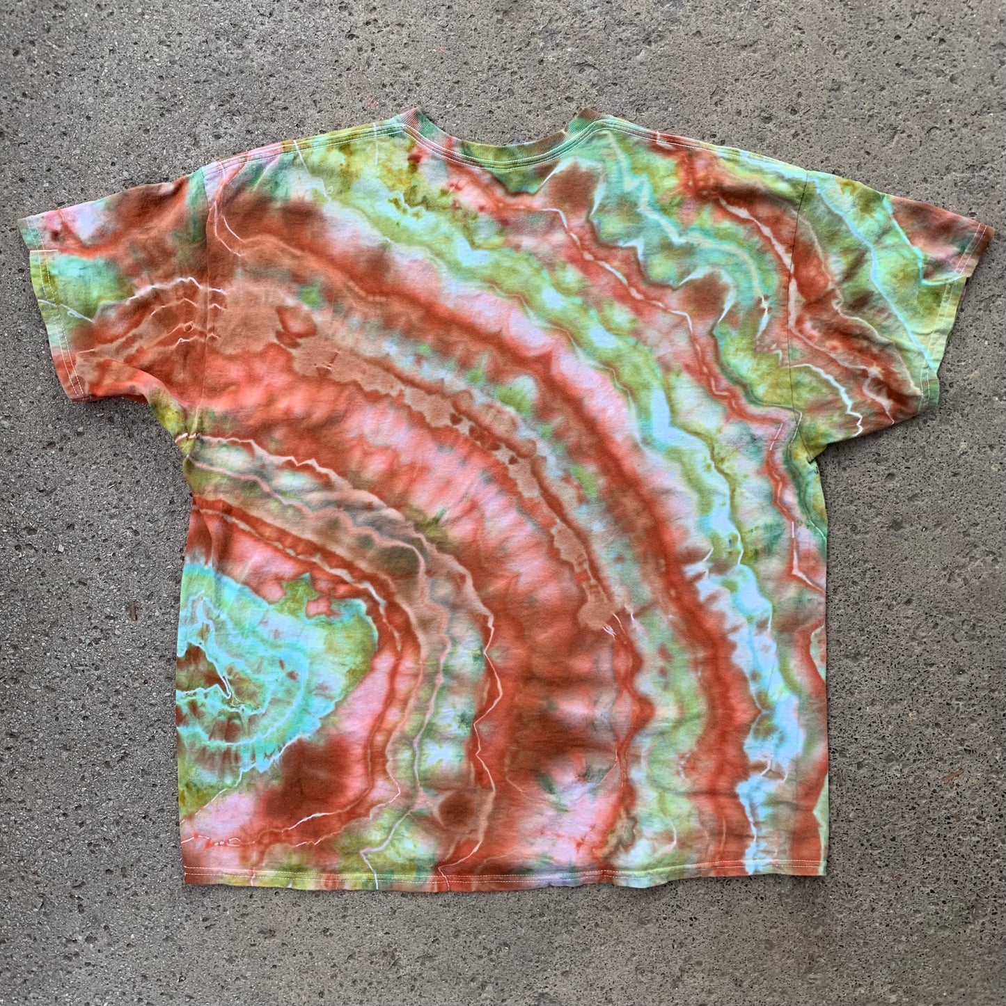 "A WALK IN THE WOODS" XXL Ice Dyed T-Shirt