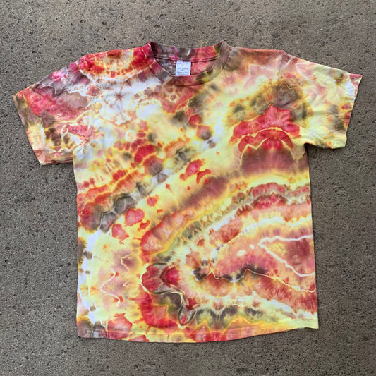 "DRAGON'S BREATH" Small Ice Dyed T-Shirt